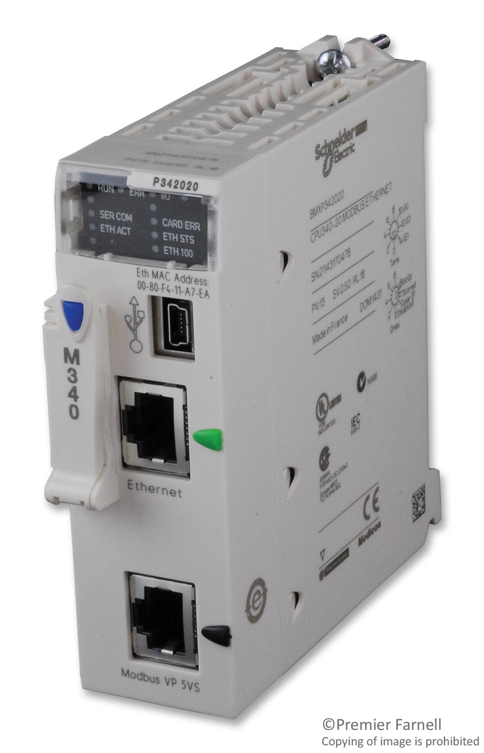 CPU M340 2.0 Ethernet