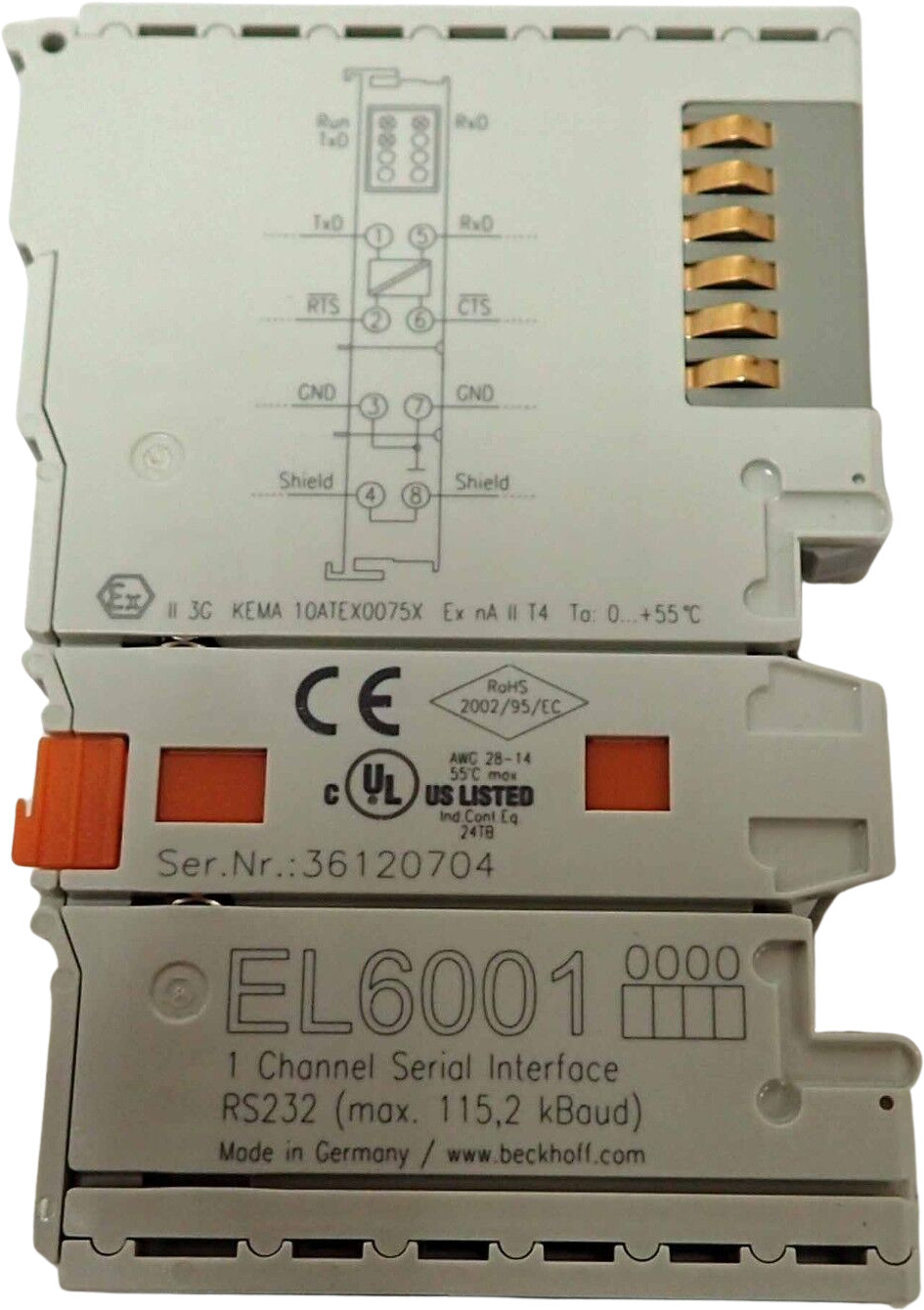 EtherCAT RS232 interface