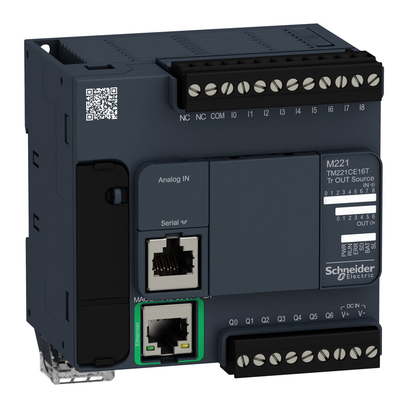 Modicon M221 16 I/O transistor